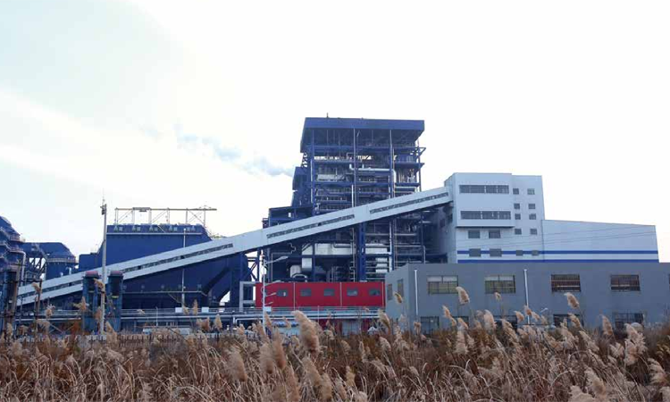 Main framework and sulfur coal corridor of Liaoning Liaohe Thermal Power Plant